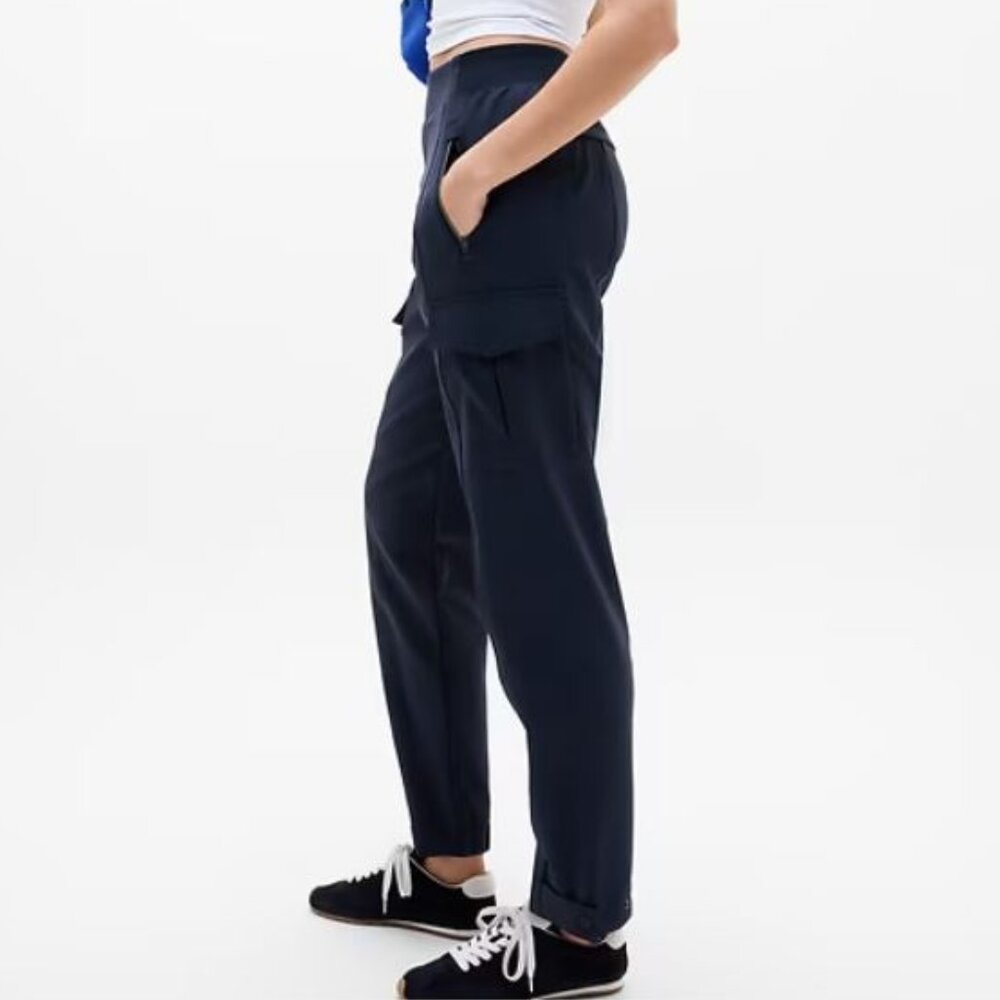 ATHLETA Endless High Rise Cargo Pant Navy Blue Size 4